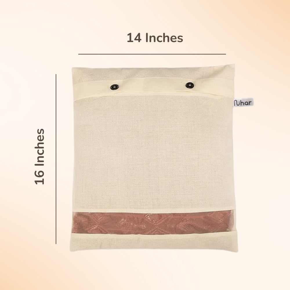 Nihar Cotton Saree Cover with Window (Without Zip)