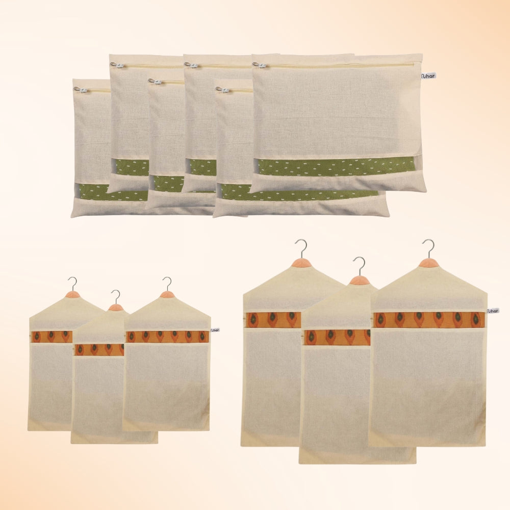 Nihar Combo Hanging Cover Set of 12